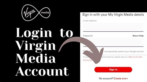 Login to My Virgin Media 